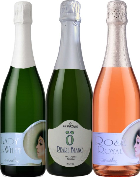 3 Sekt alkoholfrei Weinkönig