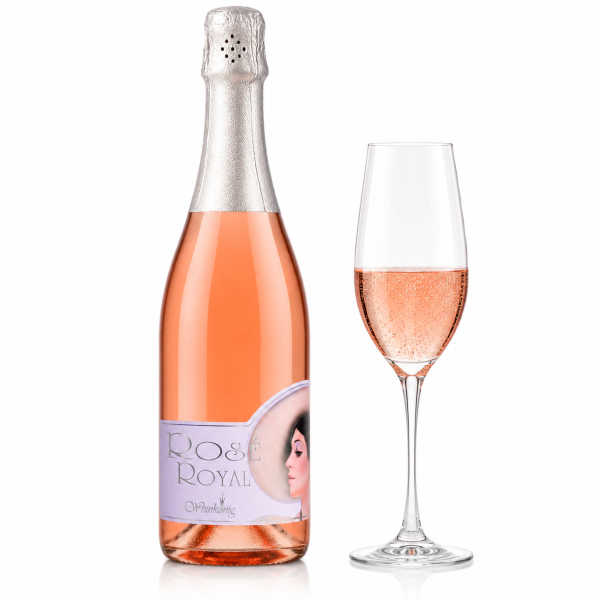 alkoholfreier Rosé Royal "Sekt" Alternative - Weinkönig